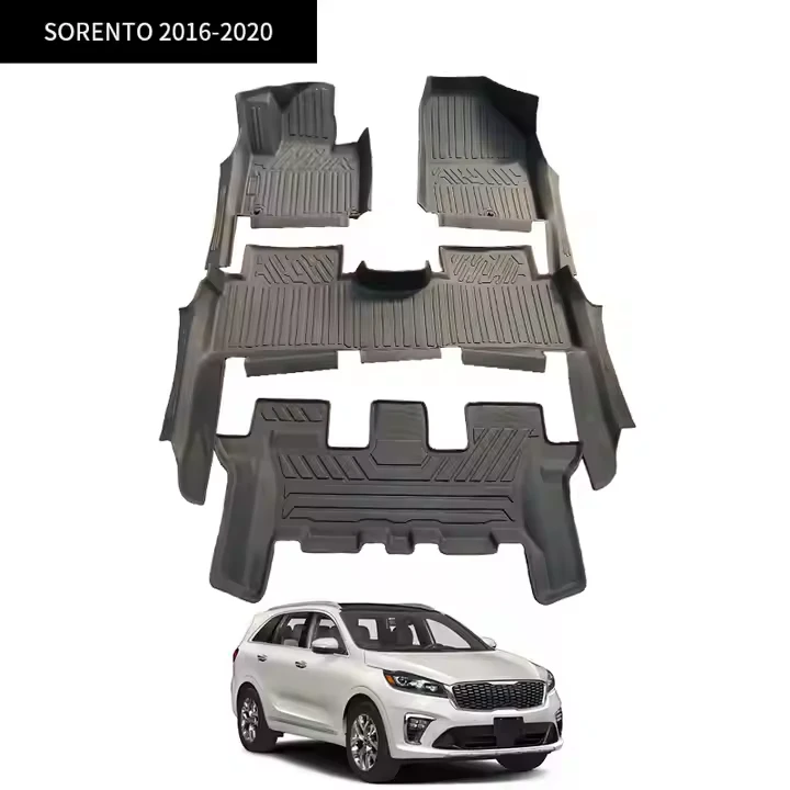 Easy Clean 5D TPE Car Carpet Protector for SORENTO 2016-2020